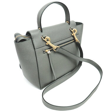 [Published on GOODA] [New stock] [Pre-owned] [Beautiful goods] Celine micro 2WAY shoulder bag mat gold metal fittings belt bag 180153 [handbag]