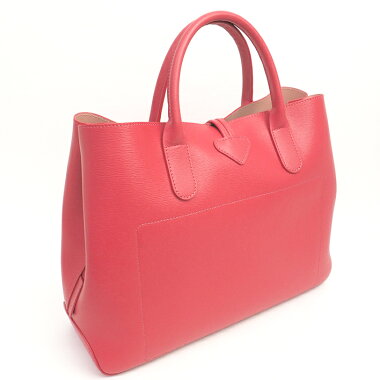 【GOODA掲載】【新入荷商品】【中古】ロンシャンROSEAUハンドバッグロゴマークトグルボタンシルバー金具ロゾ1986-871-A27【トートバッグ】