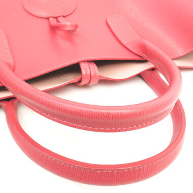 【GOODA掲載】【新入荷商品】【中古】ロンシャンROSEAUハンドバッグロゴマークトグルボタンシルバー金具ロゾ1986-871-A27【トートバッグ】