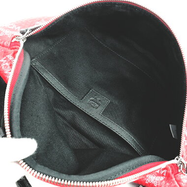 【GOODA掲載】【新入荷商品】【中古】エムシーエムミディアムホワイトロゴベルトバッグショルダーバッグモノグラムMUZ9SFI07AV001【ボディバッグ・ウエストポーチ】