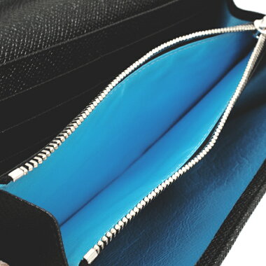 [GOODA] [new stock] [pre-owned] Bvlgari logo clip bi-fold flap wallet silver hardware Bvlgari Bvlgari 30414 [long wallet]