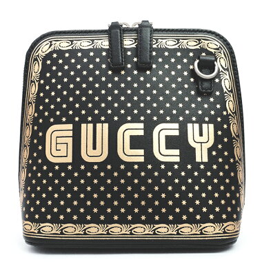 [Used] Gucci GUCCY print star gold frame diagonal hanging mini pochette 2WAY pouch antique style silver metal fittings GUCCY SEGA511189213317 [shoulder bag] [GOODA publication] [unused item, new old item]