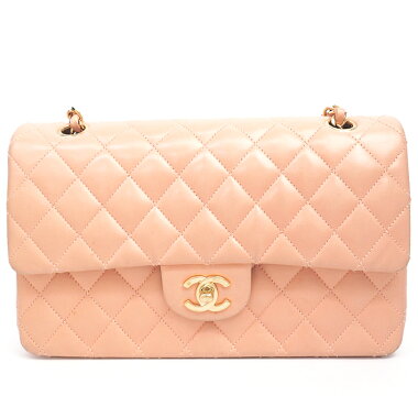 【中古】シャネル25ダブルチェーンダブルフラップゴールド金具CCココマークマトラッセA01112【ショルダーバッグ】【GOODA掲載】【美品】