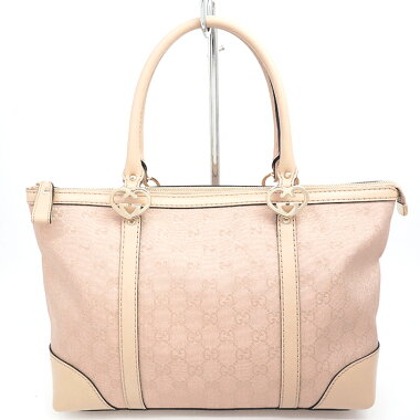 【中古】グッチメタリックLONELYトートハートGG柄ハンドバッグGGキャンバス×ラブリー257069520981【トートバッグ】【GOODA掲載】【美品】