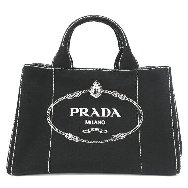 [Used] PRADA CANAPA Medium Handbag 2WAY Shoulder Bag Triangle Logo Gold Hardware Kanapa 1BG642 [Tote Bag] [GOODA] [Unused / New Old Items]