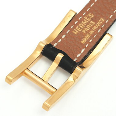 [Used] Hermes H Buckle Gold Hardware Api 3 Ladies Belt [Accessories / Miscellaneous Goods] [GOODA] [Similar to New]