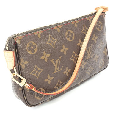 【中古】ルイヴィトンポシェット・アクセソワールモノグラム・チェリーM95008【アクセサリーポーチ】【GOODA掲載】【新品同様】