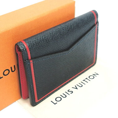 [Used] Louis Vuitton Organizer Depoche Taiga M63408 Card Case [Accessories / Miscellaneous] [GOODA] [Unused / New]