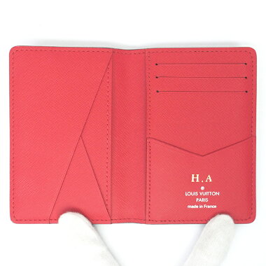 [Used] Louis Vuitton Organizer Depoche Taiga M63408 Card Case [Accessories / Miscellaneous] [GOODA] [Unused / New]