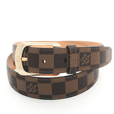 [Pre] Louis Vuitton Saint-Tulle Ellipse Damier M6995U Lelaki Belt [Aksesori] [GOODA] [Baru]