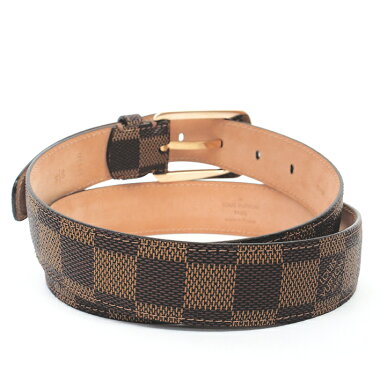 [Pre] Louis Vuitton Saint-Tulle Ellipse Damier M6995U Lelaki Belt [Aksesori] [GOODA] [Baru]