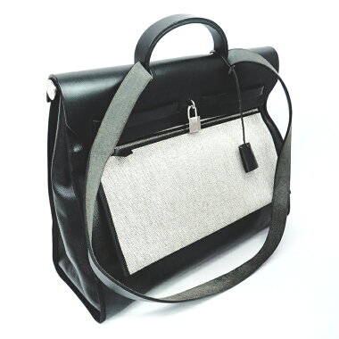 [Used] Hermes Zip MM2WAY Shoulder Bag Silver Hardware Ale Bag [Handbag] [GOODA] [Beauty]