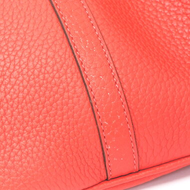 [Used] Hermes MM silver metal fittings Pico Tan Lock [Handbag] [GOODA] [Beauty]