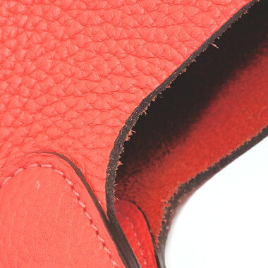 [Used] Hermes MM silver metal fittings Pico Tan Lock [Handbag] [GOODA] [Beauty]