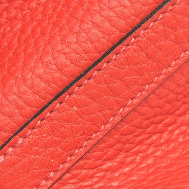 [Used] Hermes MM silver metal fittings Pico Tan Lock [Handbag] [GOODA] [Beauty]