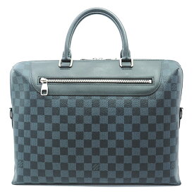 ルイヴィトン ビジネスバッグ・ブリーフケース PDJ ダミエコバルト N41589 カラー ブルー×ブラック ブランド LOUIS VUITTON ギフト プレゼント 送料無料 中古 ご褒美 秋