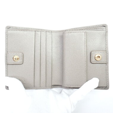 【中古】フルラゴールド金具1041843【二つ折り財布】【GOODA掲載】【未使用品・新古品】