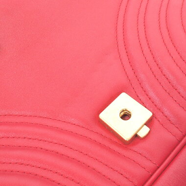 [Used] Gucci chain shoulder antique gold metal fittings GG Marmont 443496/467891 [Shoulder bag] [GOODA] [Beauty]