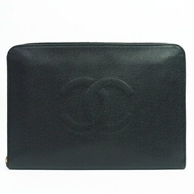 シャネルCCロゴゴールド金具ココマーク【クラッチバッグ】【美品】