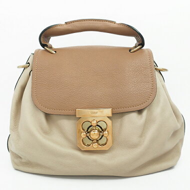 クロエ2WAYハンドバッグターンロックゴールド金具エルシー【ショルダーバッグ】【美品】