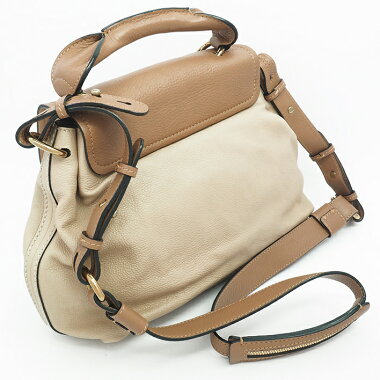 クロエ2WAYハンドバッグターンロックゴールド金具エルシー【ショルダーバッグ】【美品】