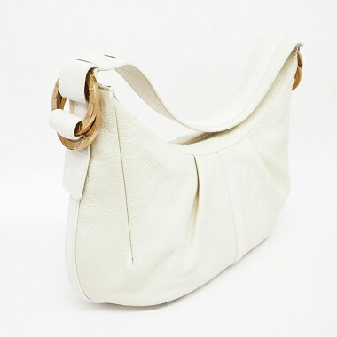 ブルガリワンショルダー肩掛けゴールド金具チャンドラAXEBEL【ハンドバッグ】【美品】