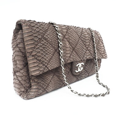 Chanel W Chain Shoulder CC Ultra Stitch Silver Hardware Coco Mark [Shoulder Bag] [Good Condition]