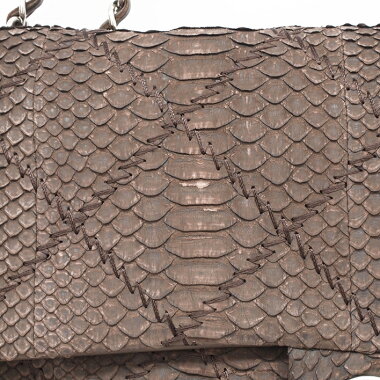 Chanel W Chain Shoulder CC Ultra Stitch Silver Hardware Coco Mark [Shoulder Bag] [Good Condition]