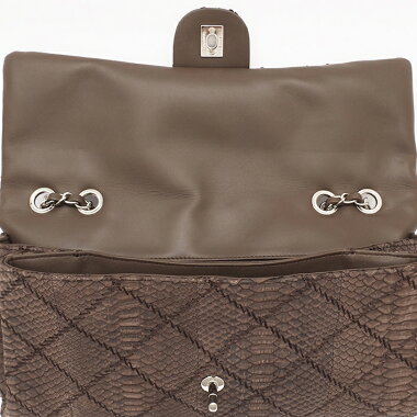 Chanel W Chain Shoulder CC Ultra Stitch Silver Hardware Coco Mark [Shoulder Bag] [Good Condition]