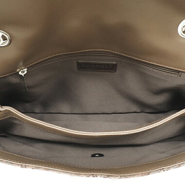 Chanel W Chain Shoulder CC Ultra Stitch Silver Hardware Coco Mark [Shoulder Bag] [Good Condition]