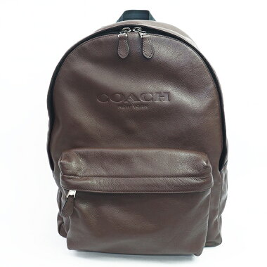 コーチチャールズシルバー金具F54786【バックパック・リュック】【中古】