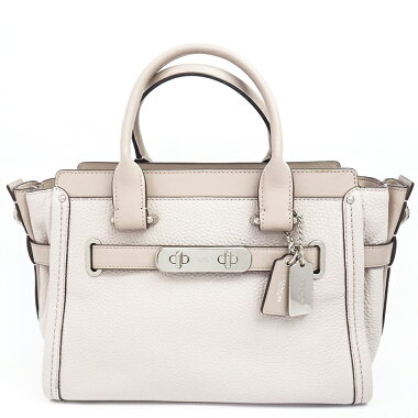 Coach Swagger 2WAY Shoulder Bag Silver Hardware 34816 [Handbag] [Good Condition] [Used]