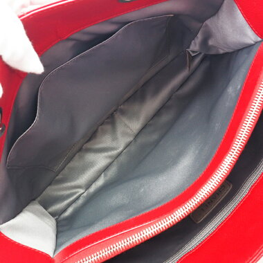 【美品】シャネルCCロゴチェーントートマトラッセステッチシルバー金具グランドショッピングココマークA50995【トートバッグ】