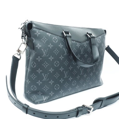 【美品】ルイヴィトンブリーフケース・エクスプローラーモノグラムエクリプスM40566【ビジネスバッグ・ブリーフケース】