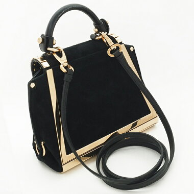 【美品】サルヴァトーレフェラガモソフィア2WAYショルダーバッグゴールド金具ガンチーニGE-21D582【ハンドバッグ】