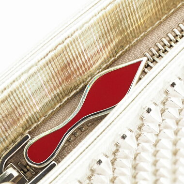 【美品】クリスチャン・ルブタンスパイクスタッズ2WAYショルダーバッグルビポッシュ3155142【クラッチバッグ】