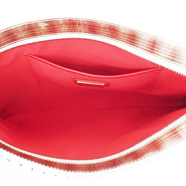 【美品】クリスチャン・ルブタンスパイクスタッズ2WAYショルダーバッグルビポッシュ3155142【クラッチバッグ】