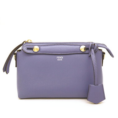【新品同様】フェンディミニ2WAYショルダーバッグシルバー金具バイザウェイ8BL135【ハンドバッグ】