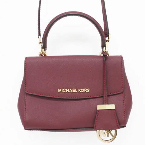 マイケルコース ハンドバッグ 2WAY ショルダーバッグ ゴールド金具 カラー フューシャ ブランド MICHAEL KORS ギフト プレゼント 中古