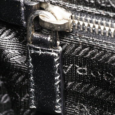 Prada 2WAY Shoulder Bag Tote Bag Triangle Logo Silver Hardware Testo BN1059 [Handbag]