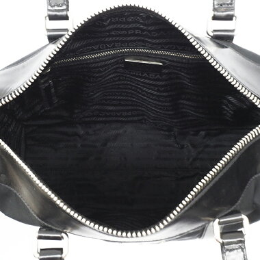 Prada 2WAY Shoulder Bag Tote Bag Triangle Logo Silver Hardware Testo BN1059 [Handbag]