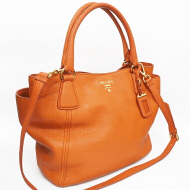 プラダ2WAYショルダーバッグゴールド金具【トートバッグ】