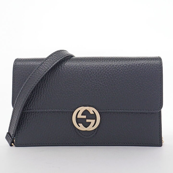 楽天市場】【返品OK】【美品】グッチ チェーンショルダー ゴールド金具 