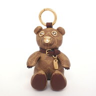 【美品】コーチ コレクティブル ベア シグネチャー 【バッグチャーム】