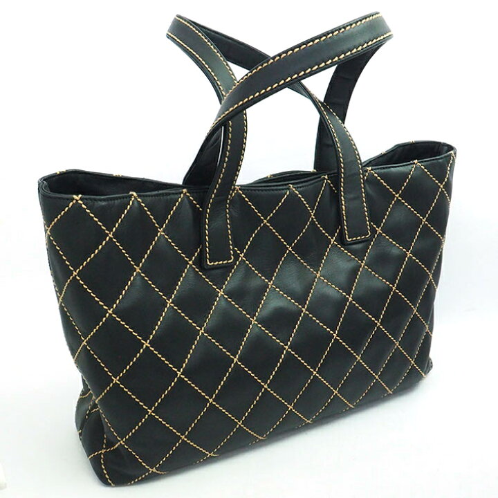 楽天市場】【返品OK】【美品】シャネル ワイルドステッチ ココマーク 