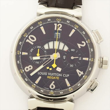 LOUISVUITTONルイ・ヴィトンタンブールクロノグラフレガットQ1021【新品仕上げ済み・中古】
