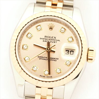 ROLEXロレックスデイトジャスト179171GピンクZ214013(2006年製造)【新品仕上げ済み・中古】腕時計