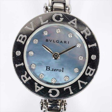 BVLGARIブルガリB-ゼロワンブルーシェル/12PダイヤBZ22SD148306【中古】腕時計
