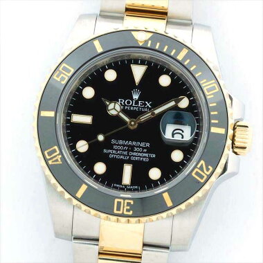 【オーバーホール・新品仕上げ済み】ROLEXロレックスサブマリーナ116613LN60SG3016(ランダム2013年製)【中古】腕時計