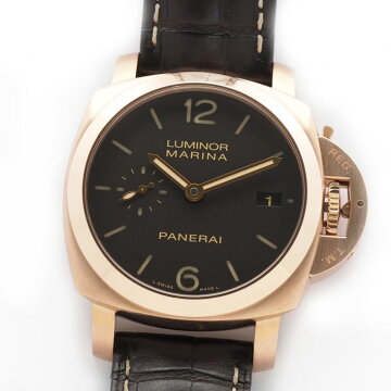 【オーバーホール・新品仕上げ済み】PANERAIパネライルミノールマリーナ19503デイズオートマチックPAM00393【中古】メンズ腕時計